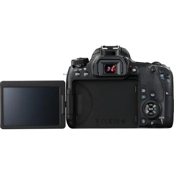 Canon EOS 77D + 18-55mm F4.0-5.6 IS STM + EF-S 55-250mm F4-5.6 IS STM SLR Camera Kit 24.2 MP CMOS 6000 x 4000 pixels Black