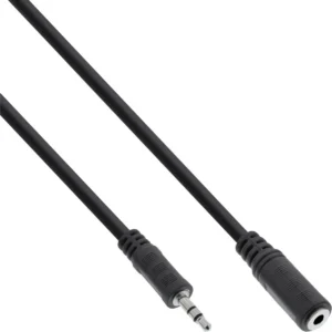 InLine Audio Cable 3.5mm Stereo male / female 3m