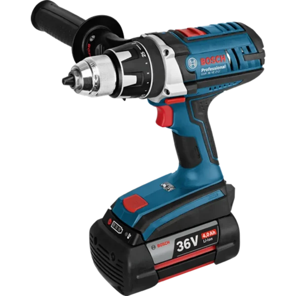 Bosch GSR 36 VE-2-LI Keyless Black, Blue, Red