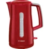 Bosch TWK3A037GB electric kettle 1.7 L 3000 W Grey, Red