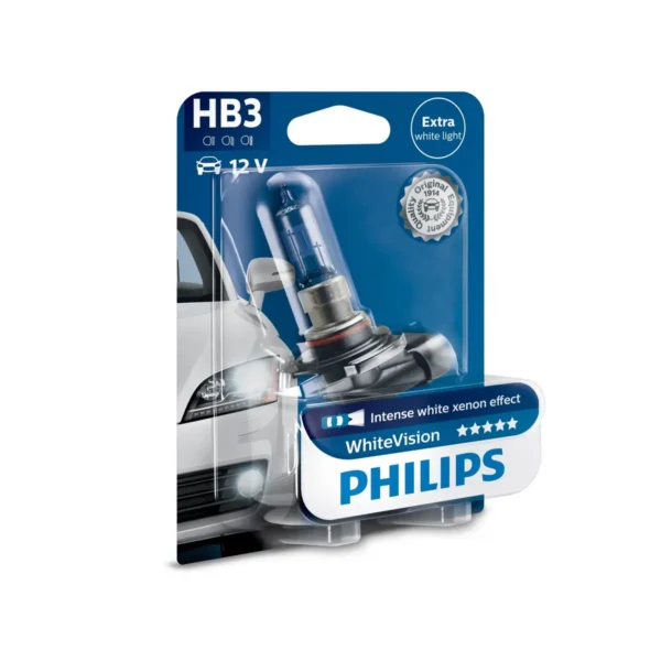 Philips WhiteVision Type of lamp: HB3 Pack of: 1 car headlight bulb