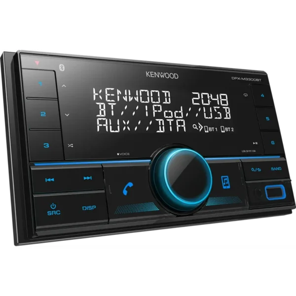 Kenwood DPX-M3300BT car media receiver Black 200 W Bluetooth