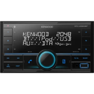Kenwood DPX-M3300BT car media receiver Black 200 W Bluetooth
