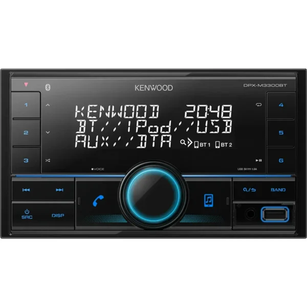 Kenwood DPX-M3300BT car media receiver Black 200 W Bluetooth