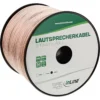 InLine Speaker Cable 2x 4mm² CCA transparent 25m
