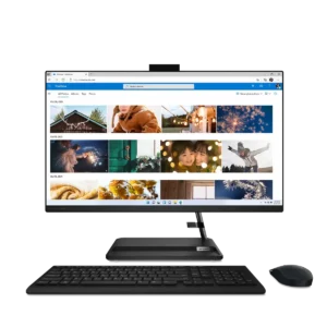 Lenovo IdeaCentre AIO 3 27IAP7 Intel® Core™ i5 i5-12450H 68.6 cm (27″) 1920 x 1080 pixels All-in-One PC 8 GB DDR4-SDRAM 512 GB SSD Windows 11 Home Wi-Fi 6 (802.11ax) Black