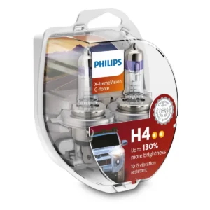 Philips X-tremeVision G-force 12342XVGS2 10 G vibration resistance