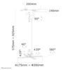 Neomounts projector ceiling mount