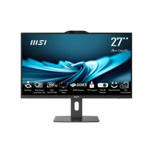 MSI Pro AP272P Intel® Core™ i7 i7-14700 68.6 cm (27″) 1920 x 1080 pixels All-in-One PC 16 GB DDR5-SDRAM 1 TB SSD Windows 11 Home Wi-Fi 6E (802.11ax) Black
