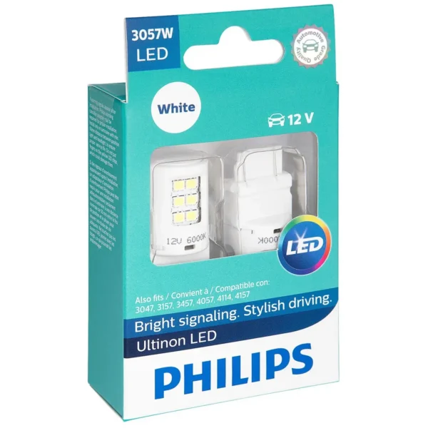 Philips 3057ULWX2 car light bulb P27/7 LED