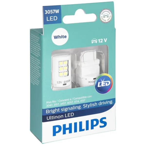 Philips 3057ULWX2 car light bulb P27/7 LED