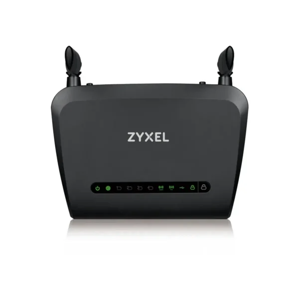 Zyxel NBG6515 wireless router Gigabit Ethernet Dual-band (2.4 GHz / 5 GHz) Black