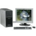 HP workstation xw8000 Xeon 2,4-GHz 512-Mb/18-Gb Dn Ultra320 SCSI Geen graphics cd-rw WindowsXP