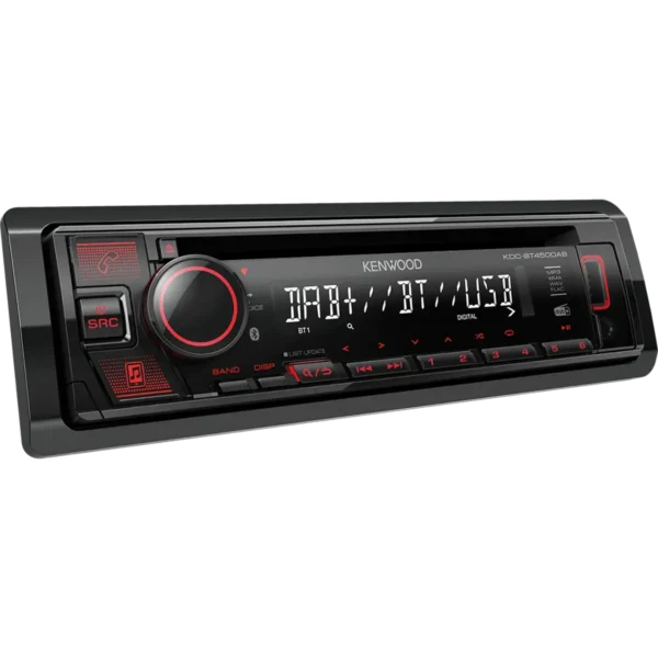 Kenwood KDC-BT450DAB car media receiver Black 50 W Bluetooth