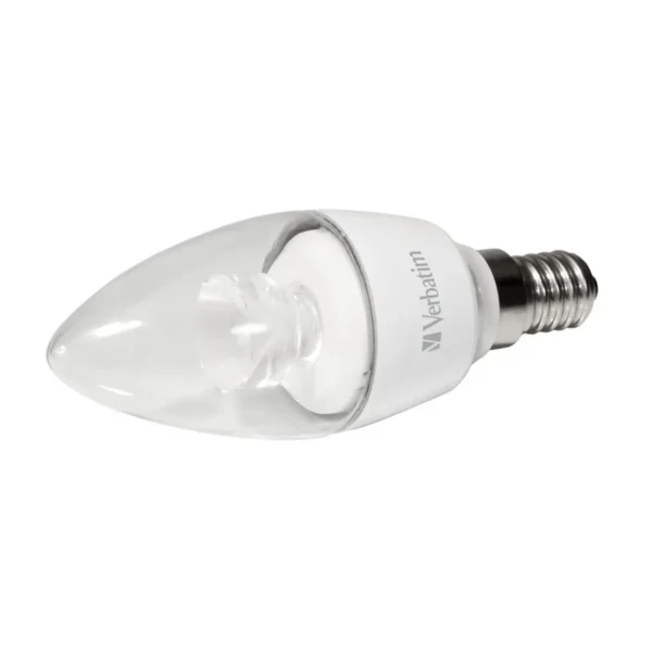 Verbatim LED Candle, Clear, E14, 4.5W