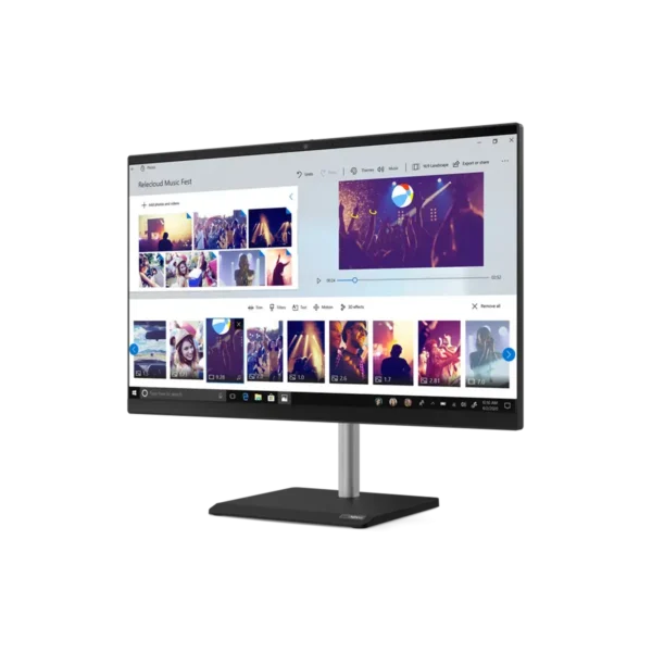 Lenovo V50a-24IMB AIO Intel® Core™ i5 i5-10400T 60.5 cm (23.8″) 1920 x 1080 pixels 16 GB DDR4-SDRAM 512 GB SSD Windows 10 Pro Wi-Fi 5 (802.11ac) Black