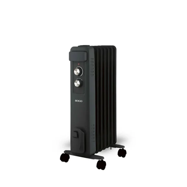 Sogo CAL-SS-18455 electric space heater Indoor Black 1500 W Oil electric space heater
