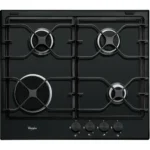 Whirlpool GMA 6411/NB hob Black Built-in Gas 4 zone(s)