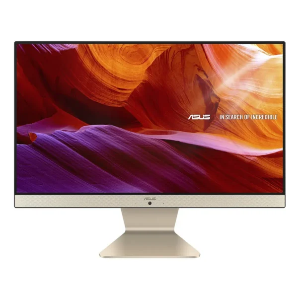 ASUS Vivo AiO V222FAK-BA138D All-in-One PC/workstation Intel® Pentium® Gold 6405U 54.6 cm (21.5″) 1920 x 1080 pixels 8 GB DDR4-SDRAM 256 GB SSD Wi-Fi 5 (802.11ac) Black, Gold