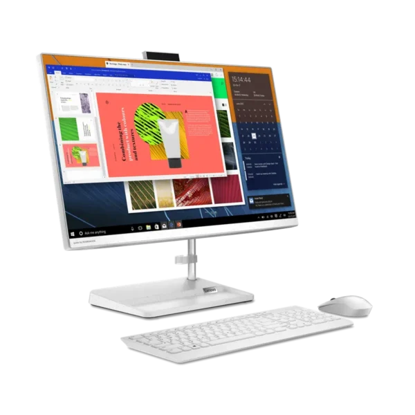 Lenovo IdeaCentre 3 Intel® Core™ i3 i3-1115G4 60.5 cm (23.8″) 1920 x 1080 pixels All-in-One PC 8 GB DDR4-SDRAM 256 GB SSD Windows 11 Home Wi-Fi 6 (802.11ax) White