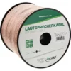 InLine Speaker Cable 2x 2.5mm² CCA transparent 50m