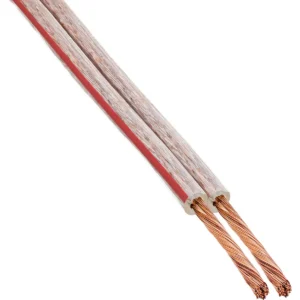 InLine Speaker Cable 2x 2.5mm² CCA transparent 50m