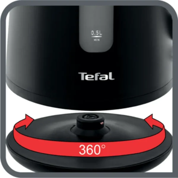 Tefal KO2008 electric kettle 1.7 L 2400 W Black