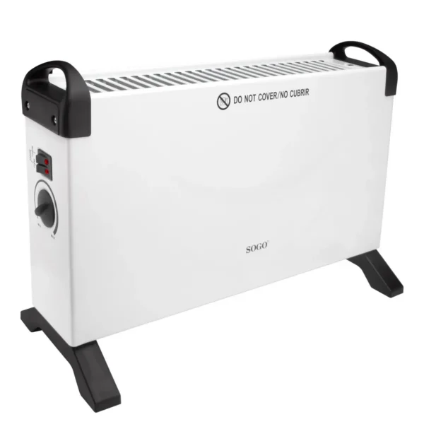 Sogo CAL-SS-18415 electric space heater Indoor White 2000 W Convector electric space heater