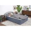 Bestway Tritech LoungeLux Headboard Queen Air Mattress with Built-in AC Pump 2.29 m x 1.52 m x 84 cm