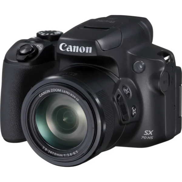 Canon PowerShot SX70 HS 1/2.3″ Bridge camera 20.3 MP CMOS 5184 x 3888 pixels Black
