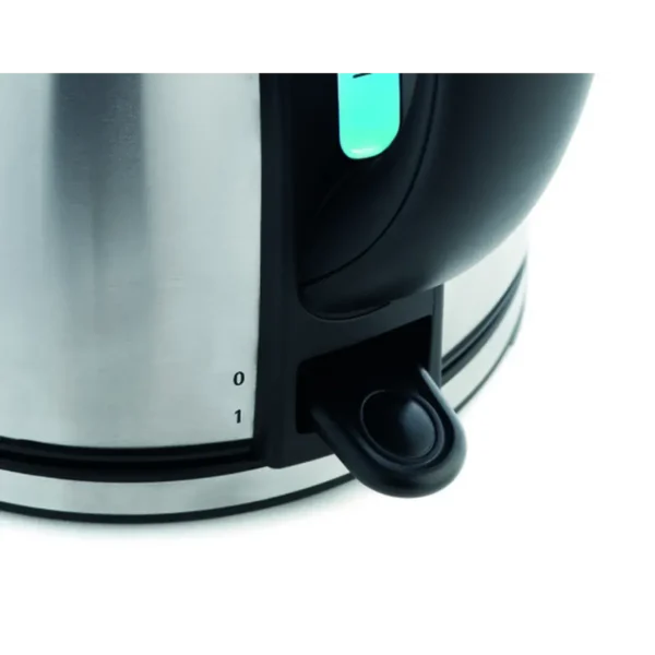 WMF Stelio 0413020012 electric kettle 1.7 L 2400 W Black, Stainless steel