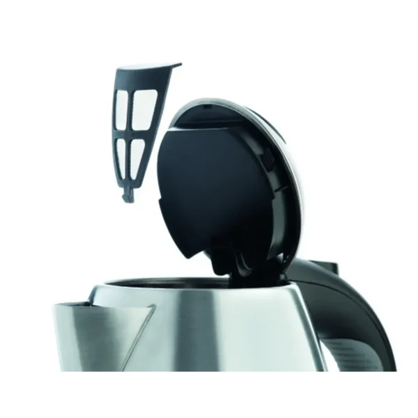 WMF Stelio 0413020012 electric kettle 1.7 L 2400 W Black, Stainless steel