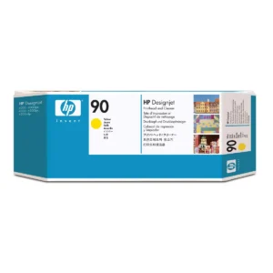 HP 90 Yellow DesignJet Printhead and Printhead Cleaner