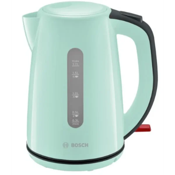 Bosch TWK7502 electric kettle 1.7 L 2200 W Grey, Turquoise