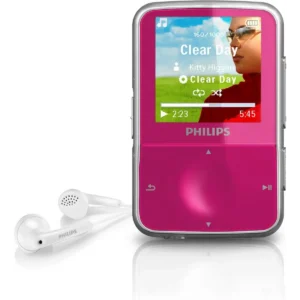 Philips GoGear SA1VBE04PW/17 MP3/MP4 player 4 GB Pink, Silver