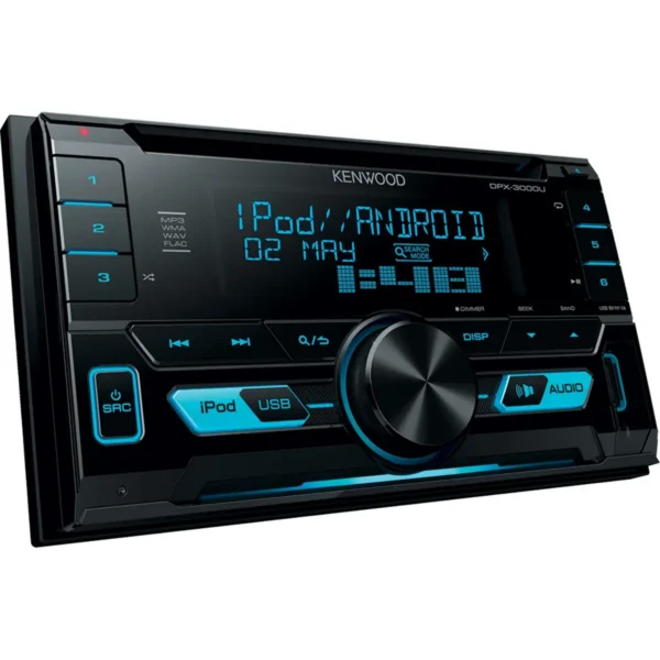 Kenwood DPX-3000U car media receiver Black 200 W
