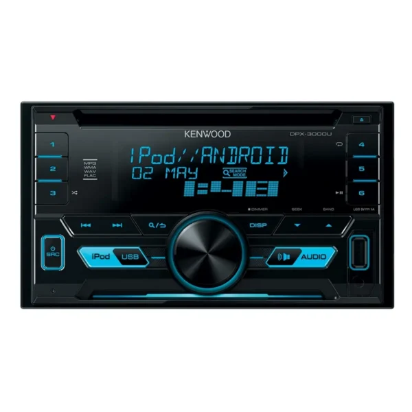 Kenwood DPX-3000U car media receiver Black 200 W