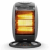 Sogo CAL-SS-18223 electric space heater Indoor Black, Grey 1200 W Halogen electric space heater