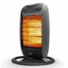 Sogo CAL-SS-18223 electric space heater Indoor Black, Grey 1200 W Halogen electric space heater