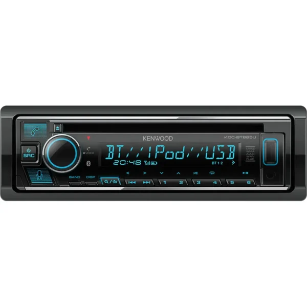 Kenwood KDC-BT665U car media receiver Black 200 W Bluetooth