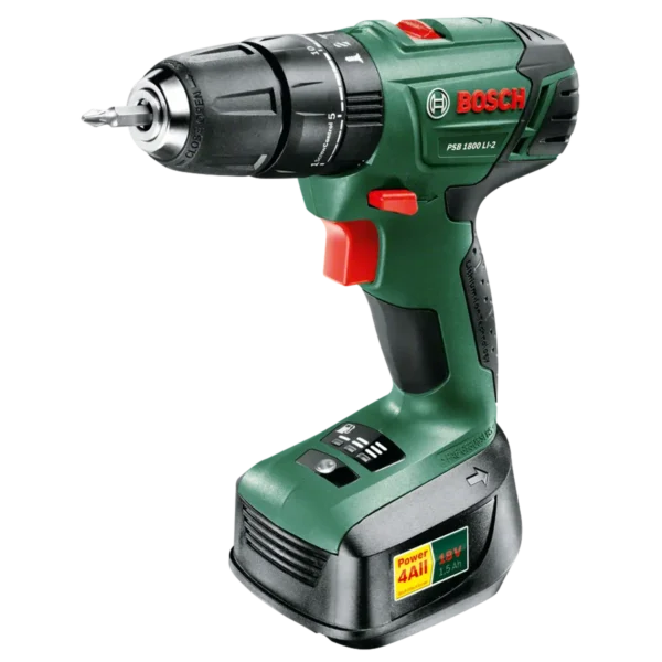 Bosch PSB 1800 LI-2 Keyless 1.3 kg Black, Green