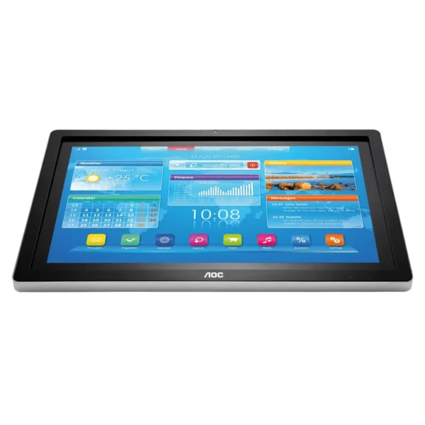 AOC A2472PW4T/BK All-in-One PC/workstation NVIDIA Tegra T33 59.9 cm (23.6″) 1920 x 1080 pixels Touchscreen 2 GB DDR3-SDRAM 8 GB Flash Android 4.2 Wi-Fi 4 (802.11n) Black