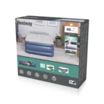 Bestway Tritech Air Mattress Twin with Built-in AC Pump and Antimicrobial Coating 1.91 m x 97 cm x 46 cm