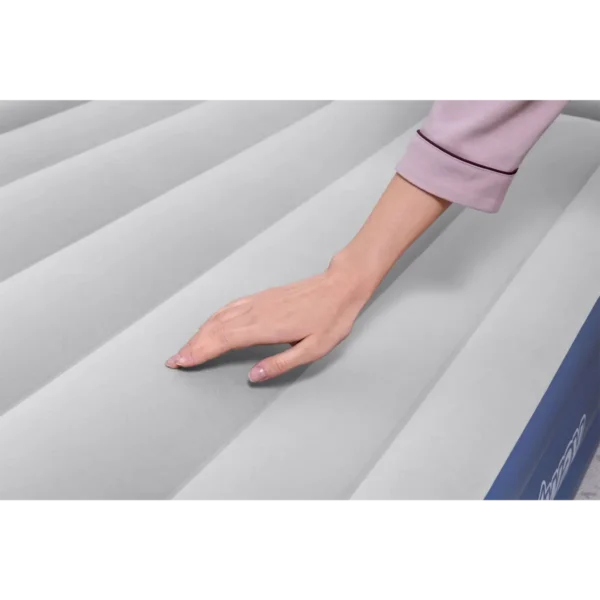 Bestway Tritech Air Mattress Twin with Built-in AC Pump and Antimicrobial Coating 1.91 m x 97 cm x 46 cm