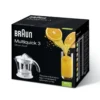 Braun Multiquick MPZ9 electric citrus press 20 W Transparent