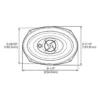 JBL Stage 9603E car speaker Oval 210 W 1 pc(s)