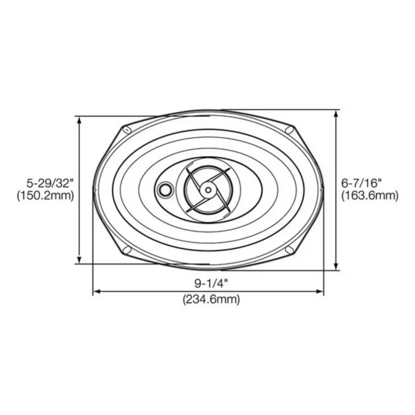 JBL Stage 9603E car speaker Oval 210 W 1 pc(s)