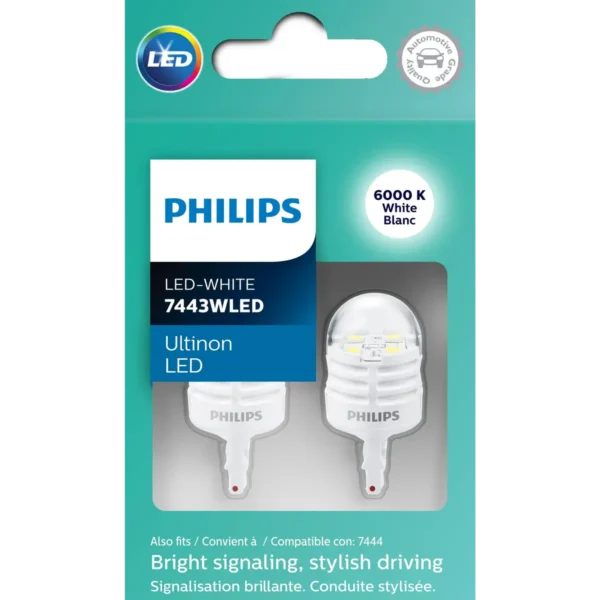 Philips 7443ULWX2 car light bulb W21/5 LED