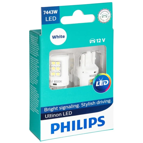 Philips 7443ULWX2 car light bulb W21/5 LED