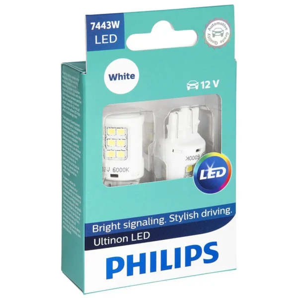 Philips 7443ULWX2 car light bulb W21/5 LED